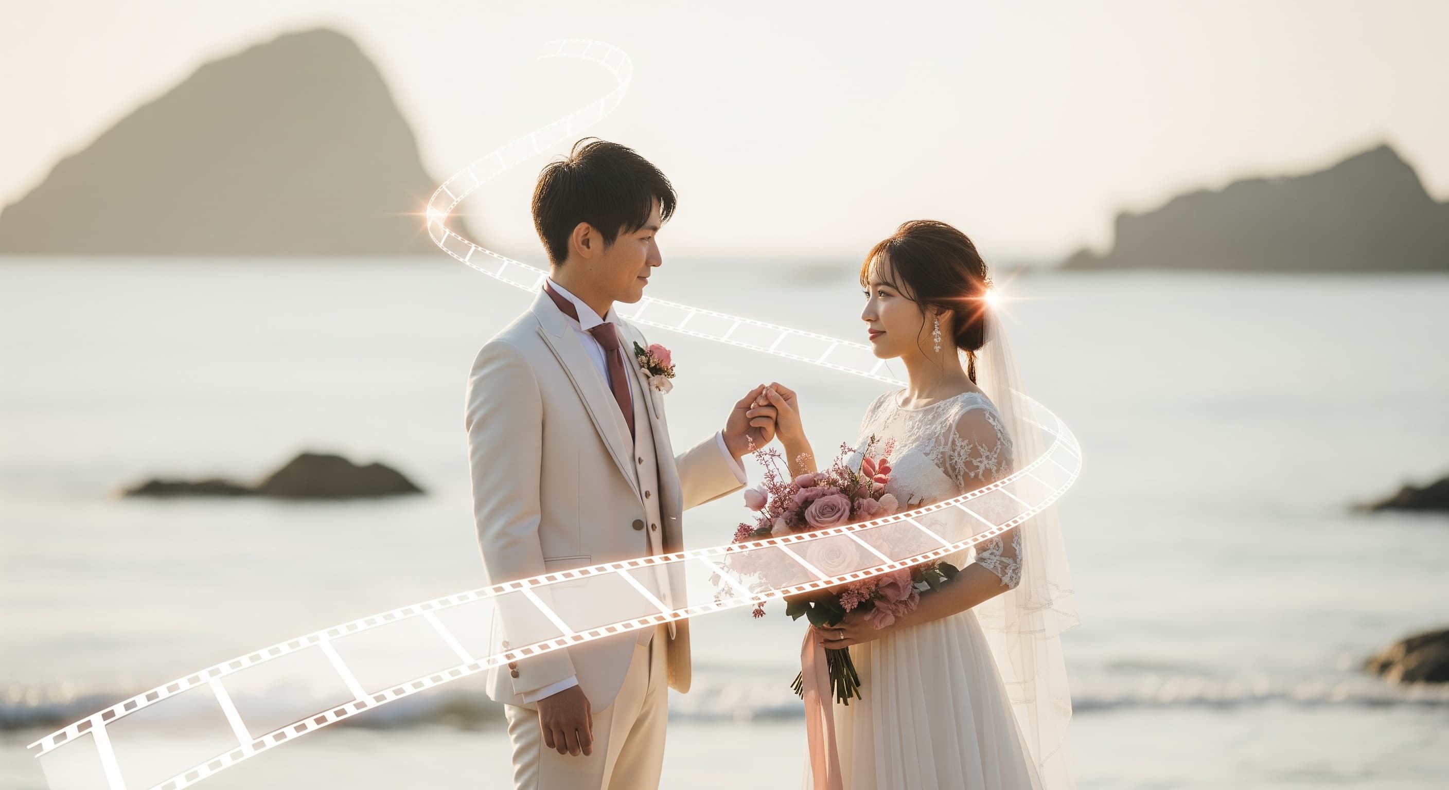 プロフィールムービー 二人の生い立ちを映像で