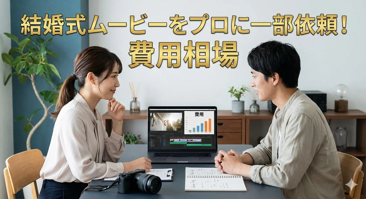 結婚式ムービーをプロに一部依頼!賢い外注術と費用相場