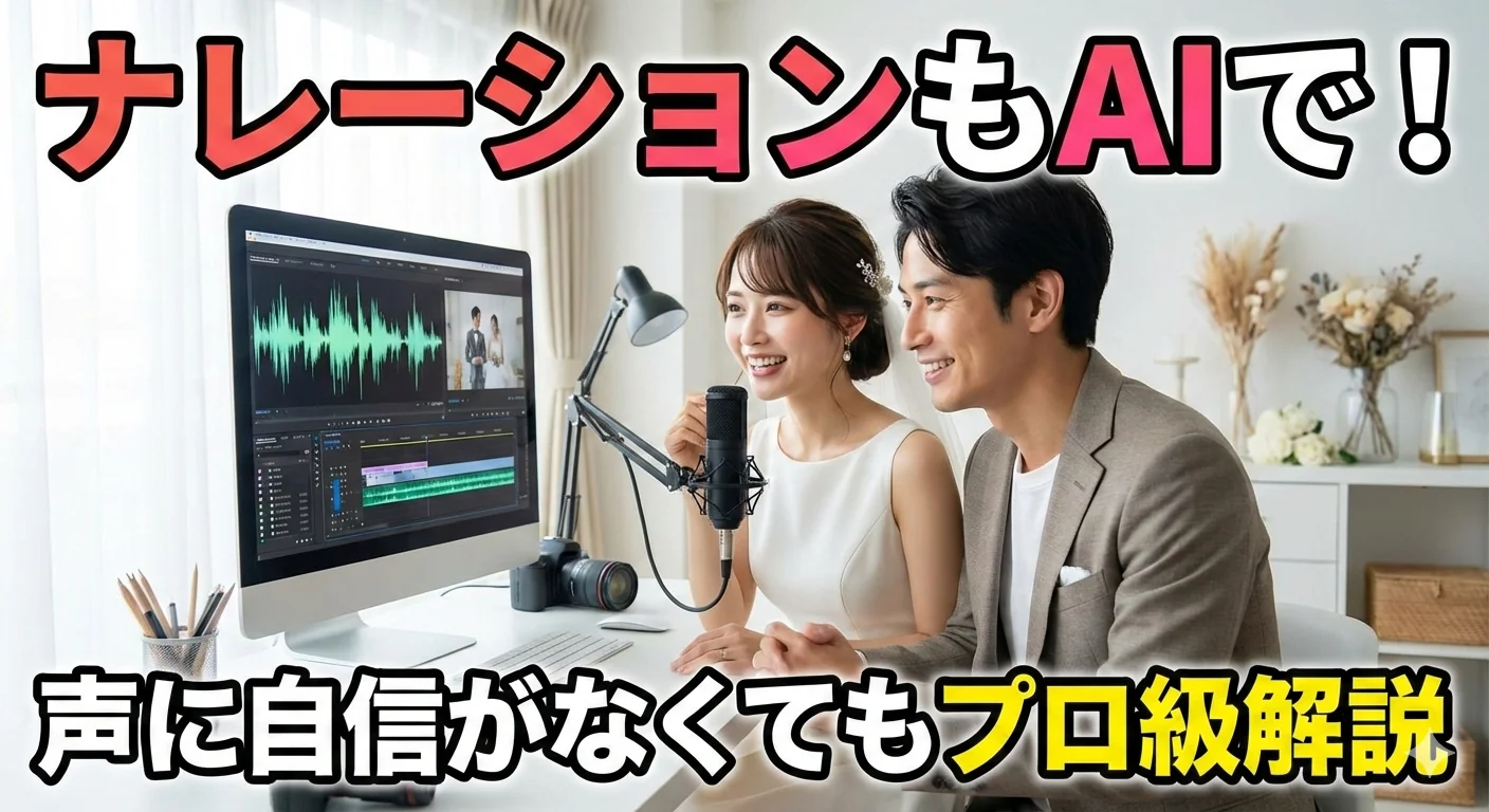 AIナレーションで声に自信がなくてもプロ級に!解説