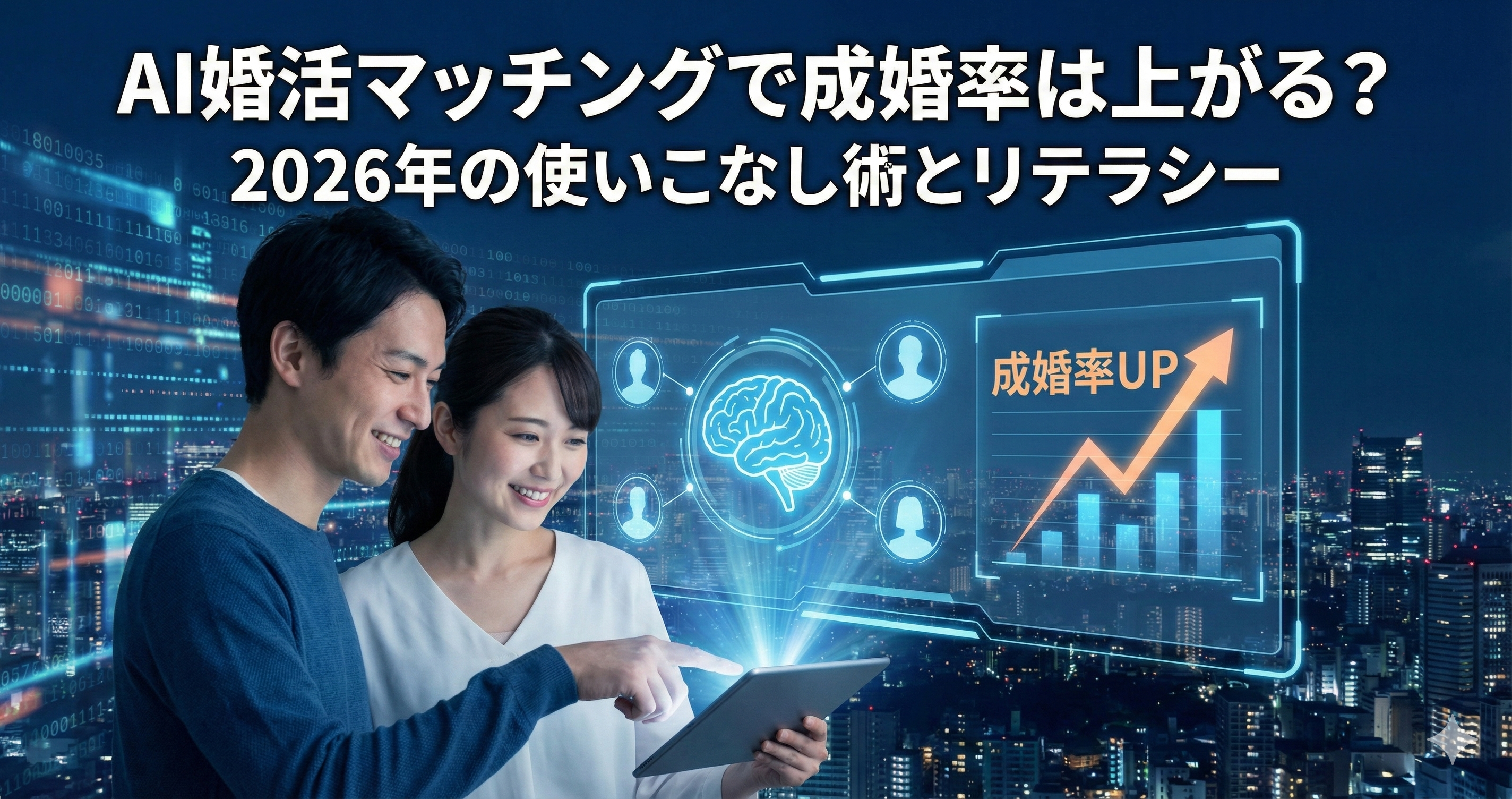 AI婚活マッチングで成婚率は上がる？2026年の使いこなし術