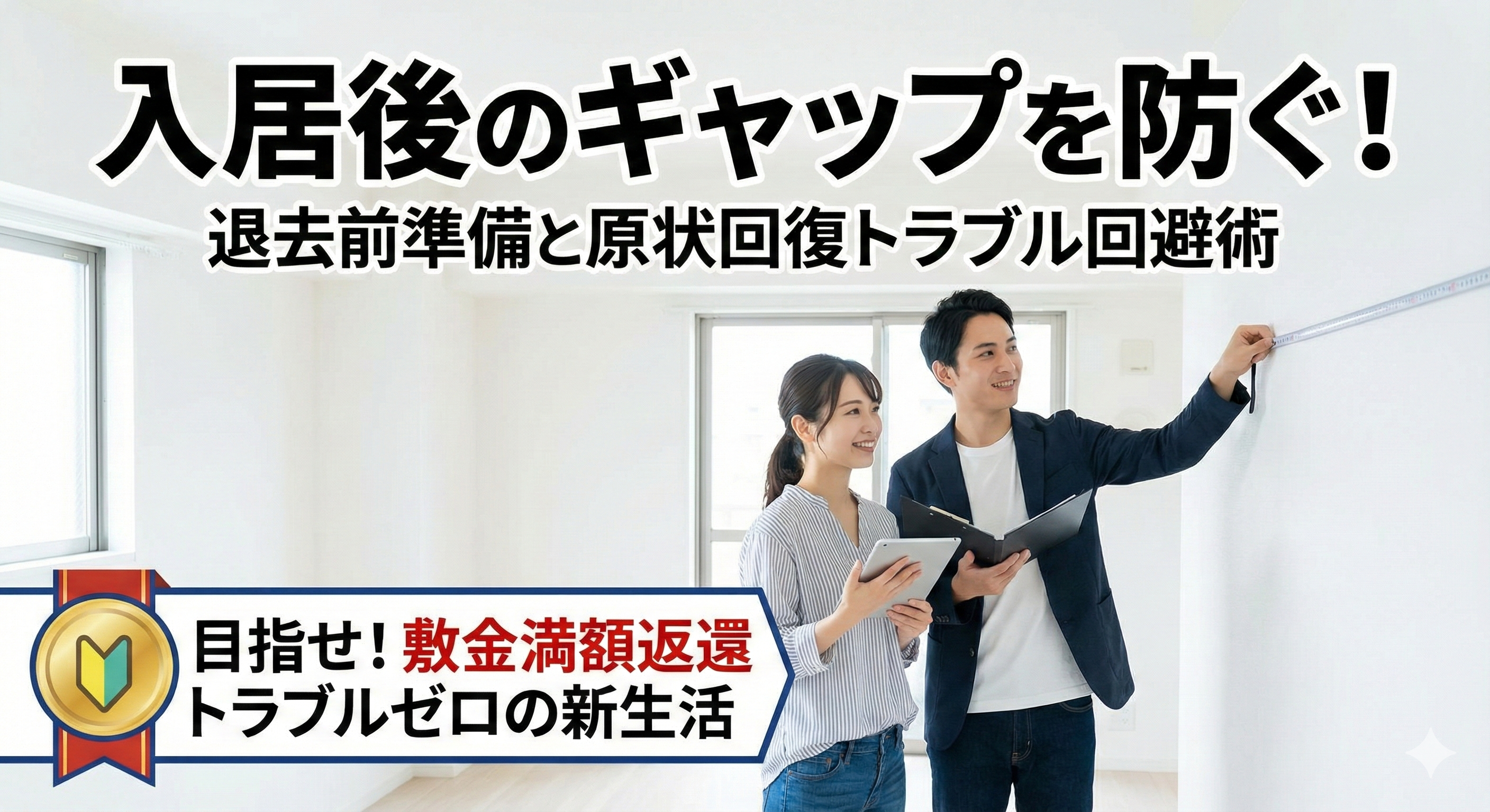 入居後のギャップを防ぐ！退去前準備と原状回復トラブル回避術