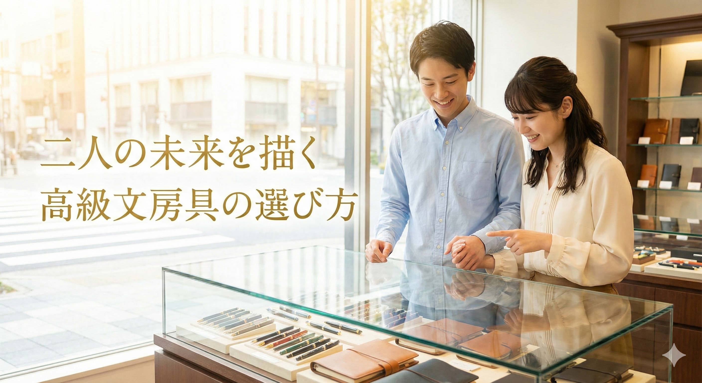 高級文房具で二人の未来を描く！「書く」という贅沢な習慣