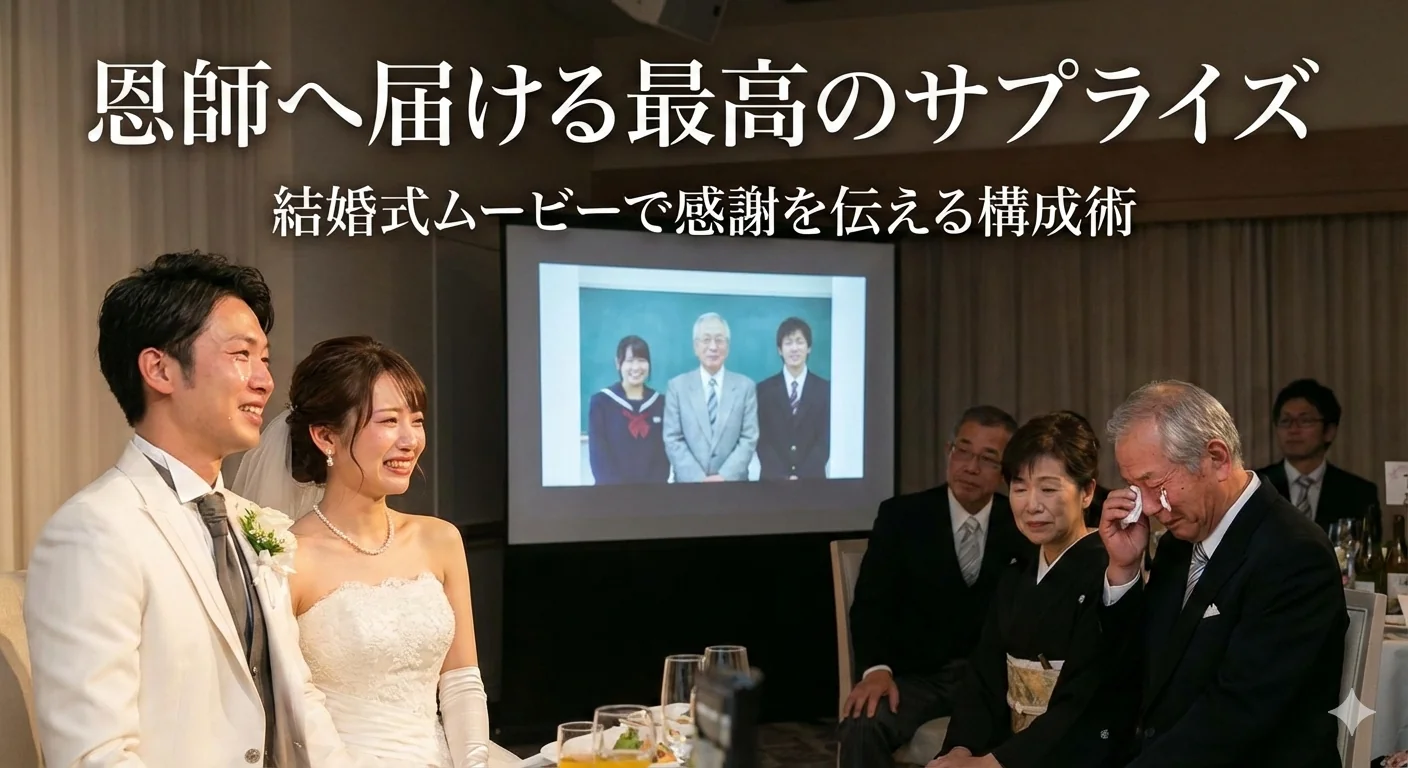 恩師へのサプライズムービー!感謝が伝わる構成術完全ガイド