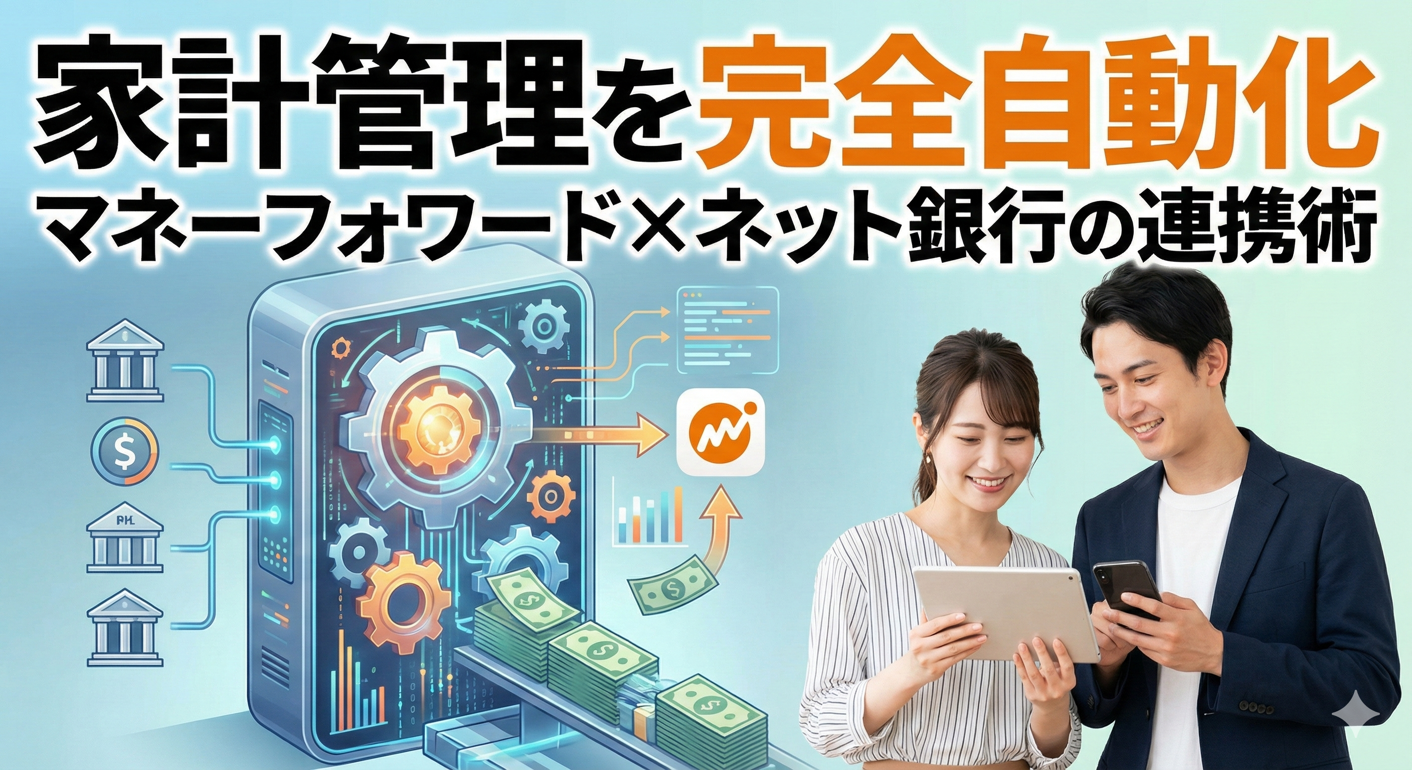家計管理を完全自動化！マネーフォワード×ネット銀行の連携術
